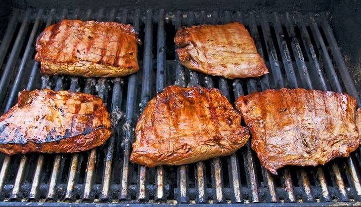 teriyaki marinated flank steak