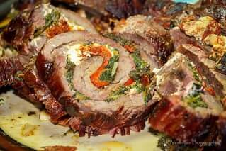 spinach stuffed flank steak