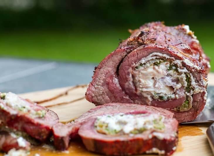 stuffed flank steak