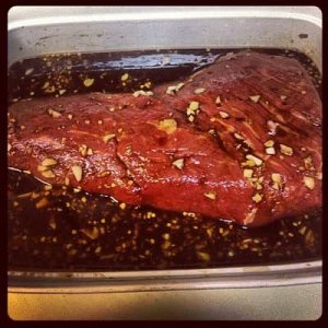 marinated tri tip steak