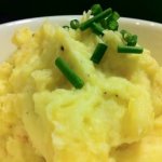 buttery mashed potatoes ready to eat