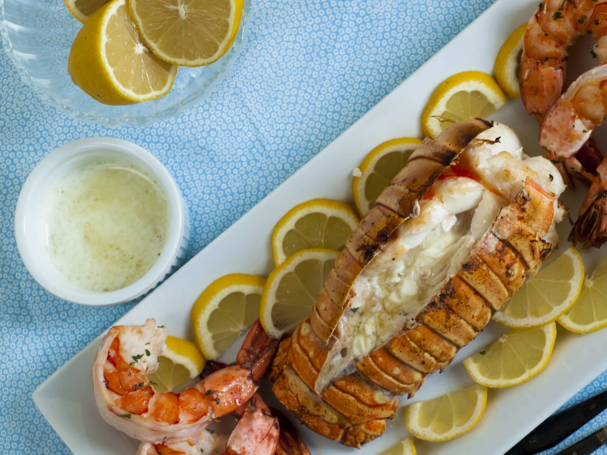 sauteed lobster with butter and lemon