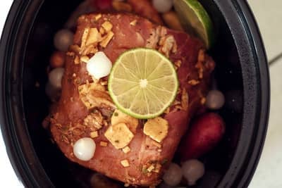 pork steak in the crockpot