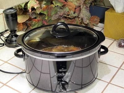 swiss steak in the crockpot