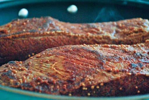 smoked beef brisket ready to eat