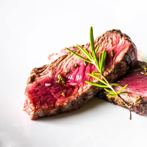 Rare steak sales