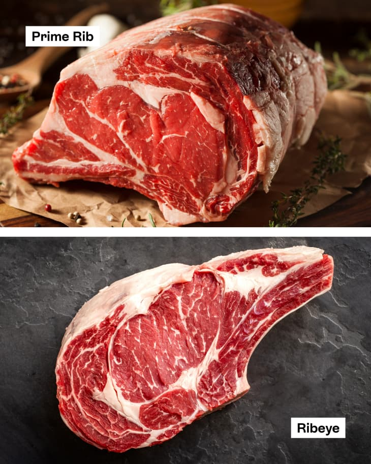 prime rib vs ribeye steak