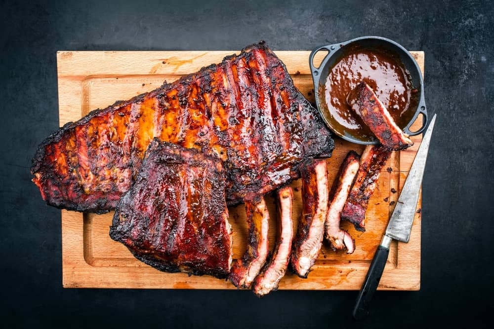 smoked spare ribs