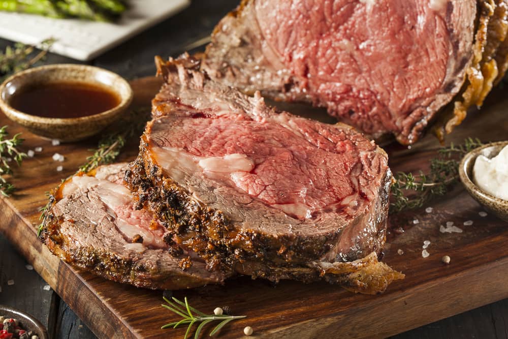 cooked ribeye roast