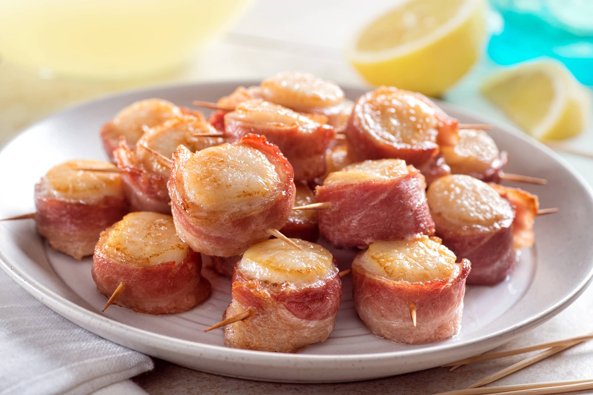 bacon wrapped scallops