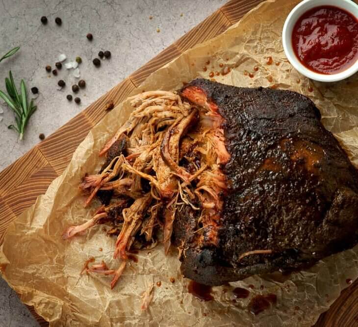 smoked pulled pork