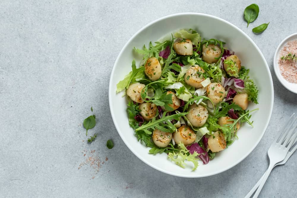 scallop salad