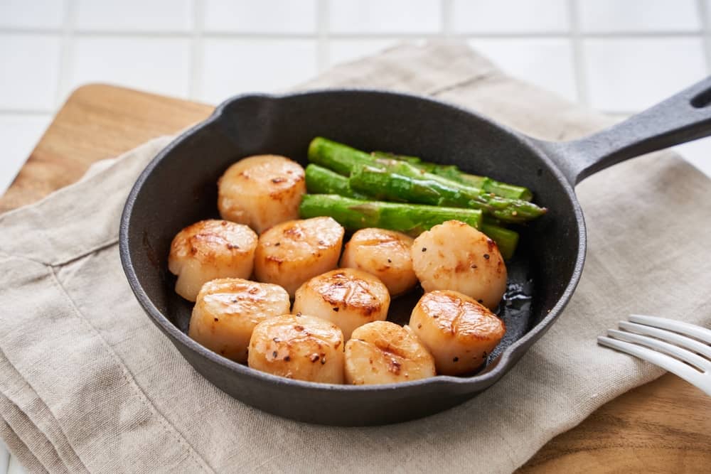 Pan Seared scallops
