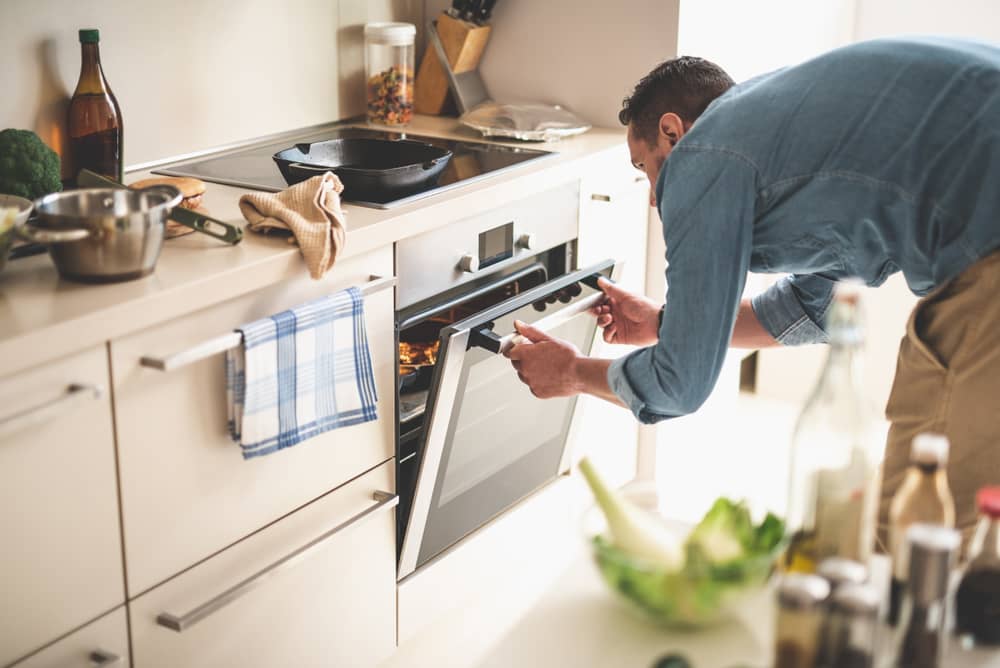 putting sirloin steak in oven