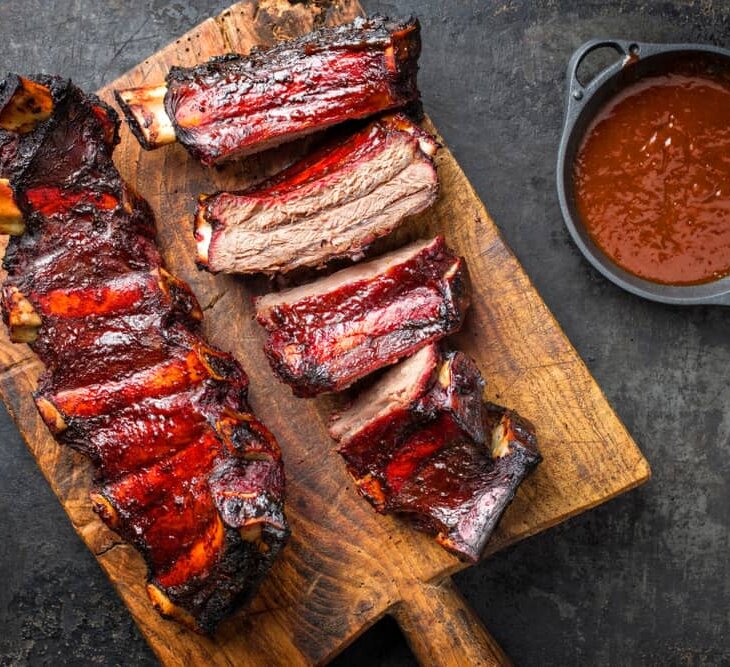 slow cooked beef ribs