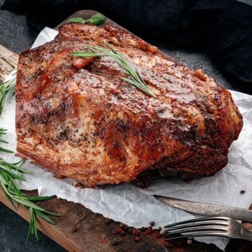 grilled pork roast