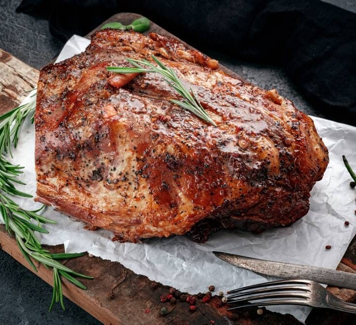 grilled pork roast