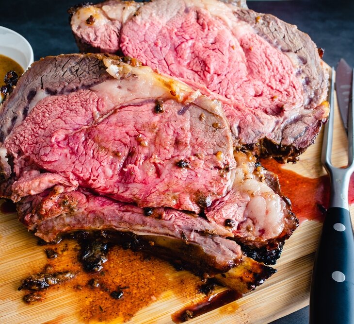 prime rib with au jus sauce