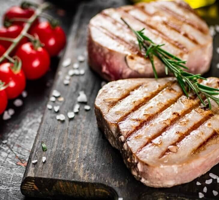 grilled tuna steaks