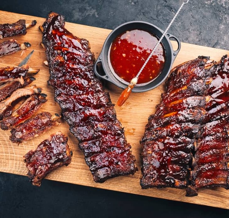 barbeque pork ribs