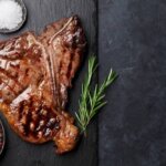 reverse seared t bone steak
