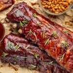 marinated pork ribs