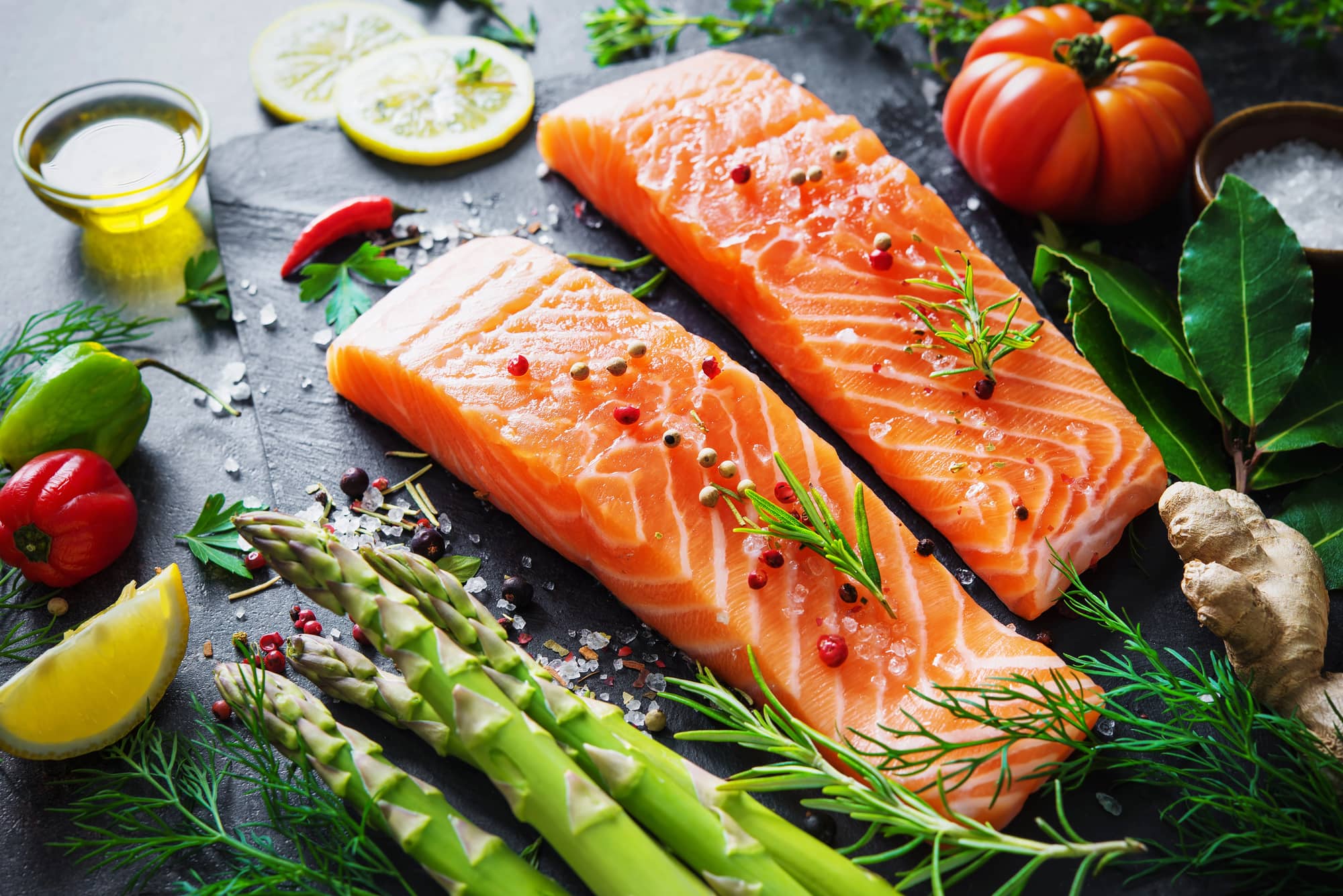 seasoning salmon