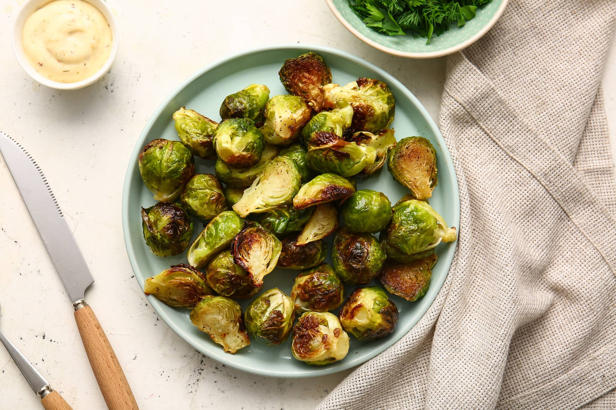 cooked brussel sprouts