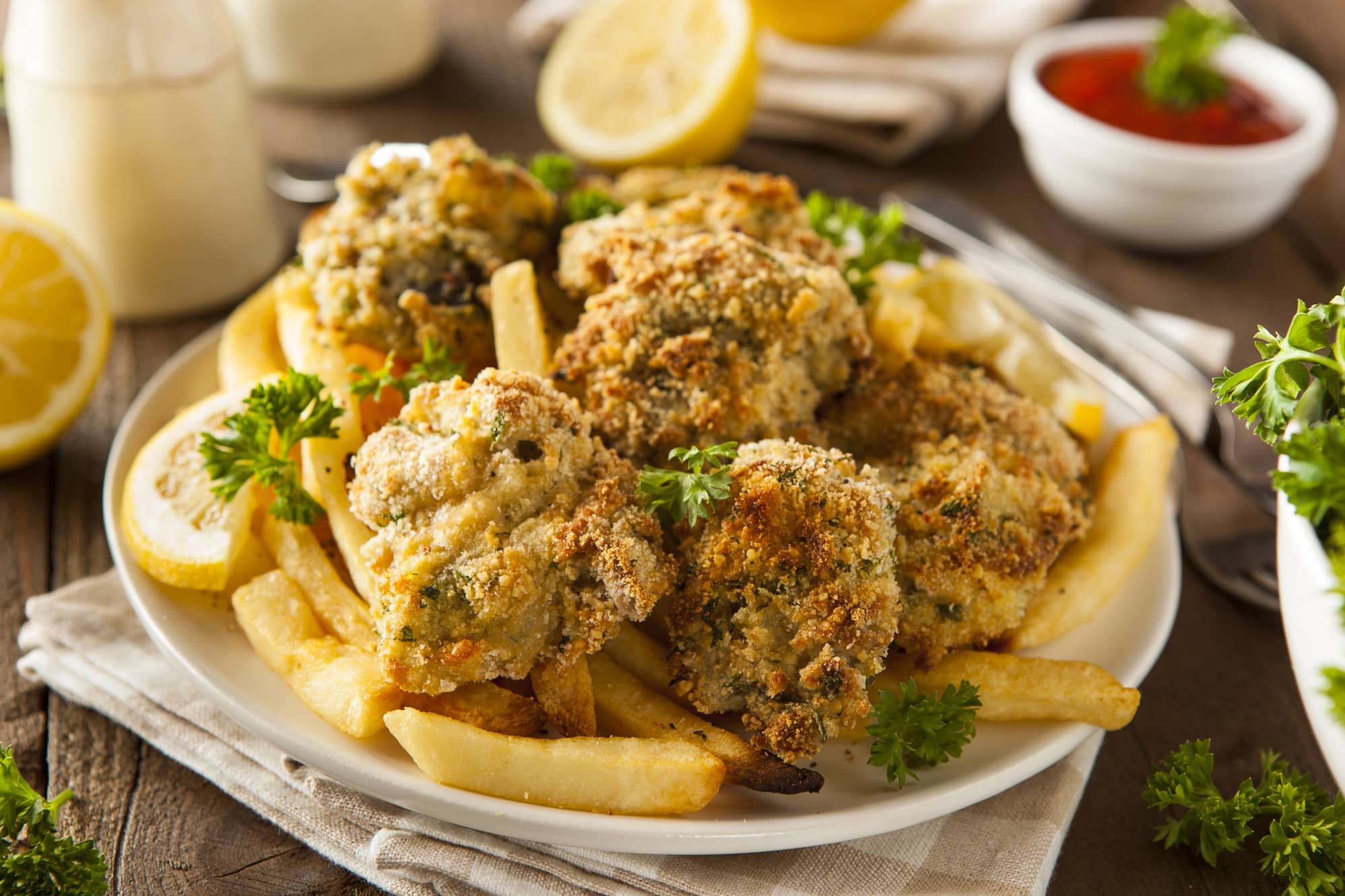 fried oysters