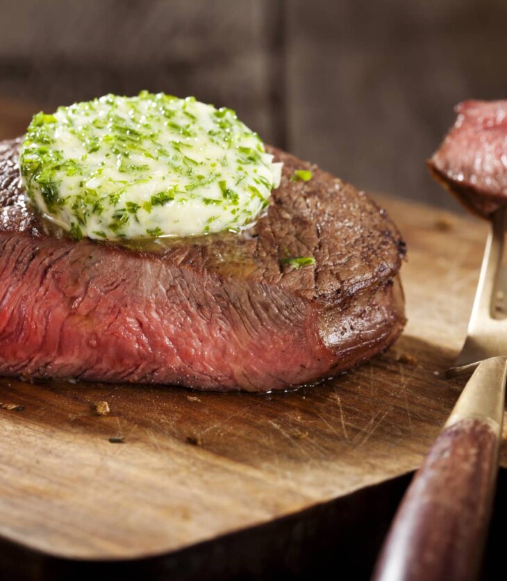 garlic butter steak
