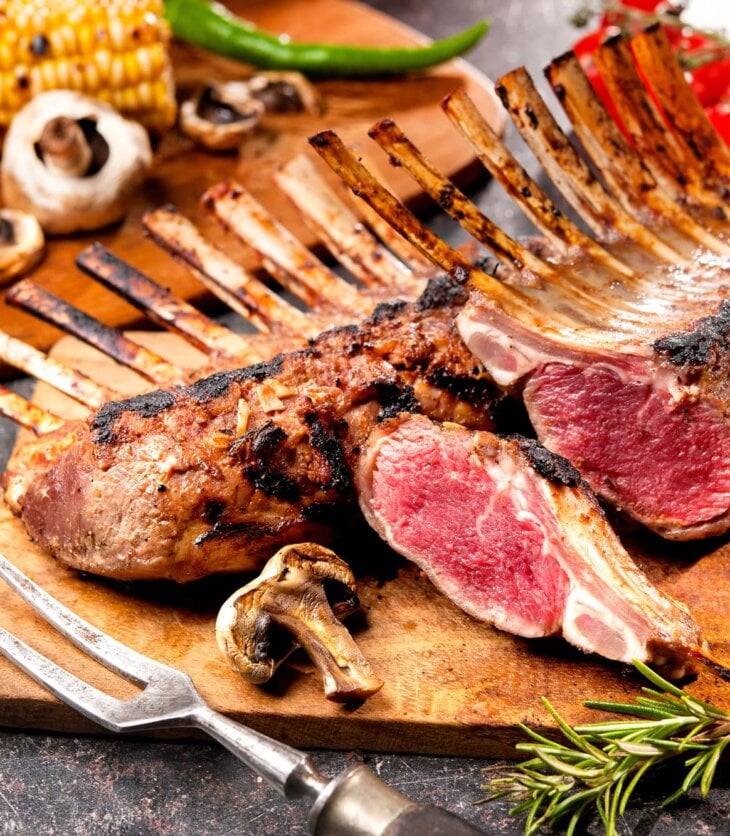 oven cooked rack of lamb
