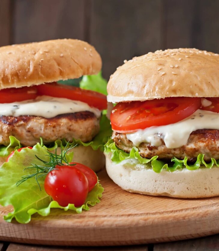 grilled turkey burgers