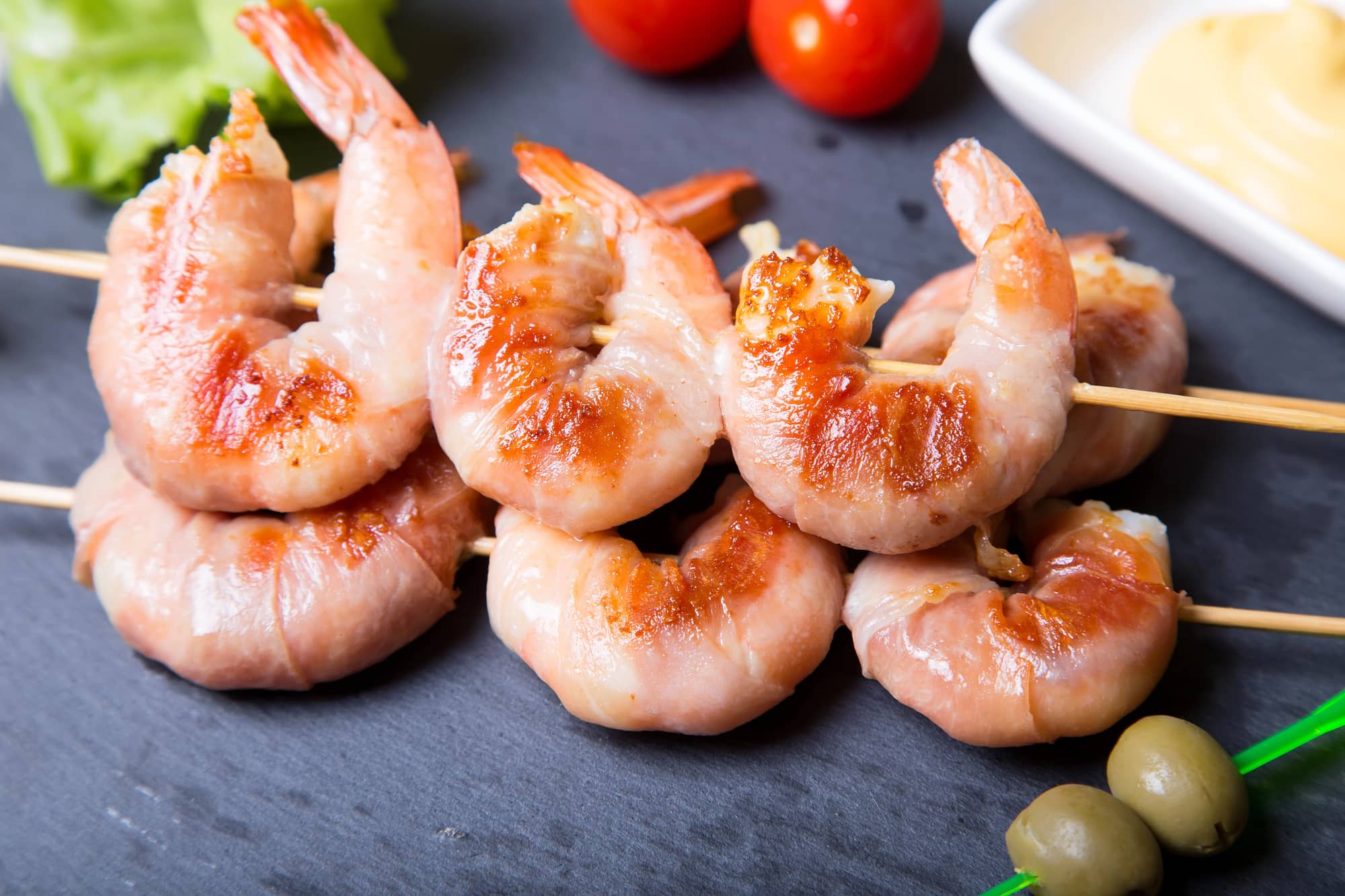 prosciutto wrapped shrimp