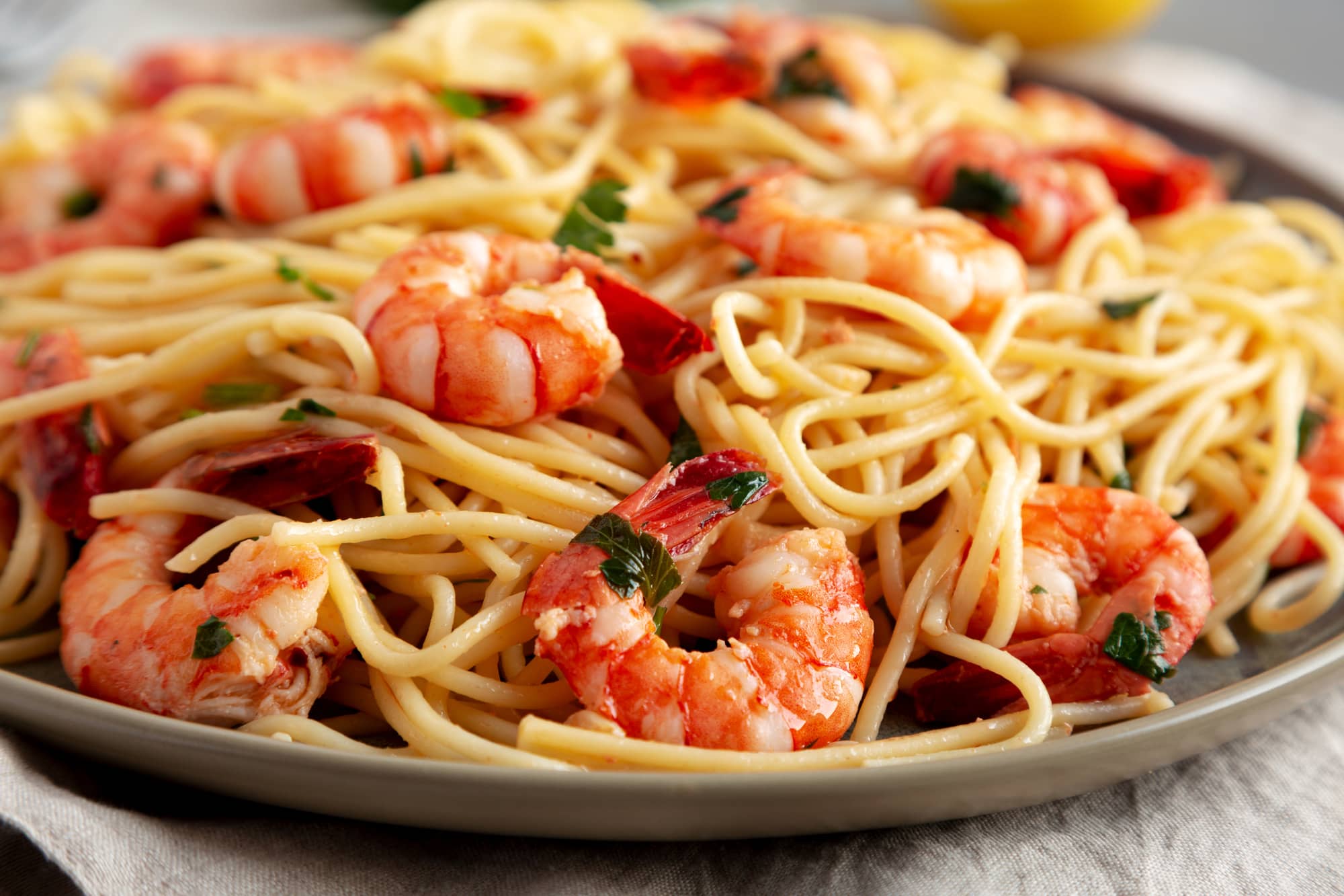 garlic butter with shrimp scampi