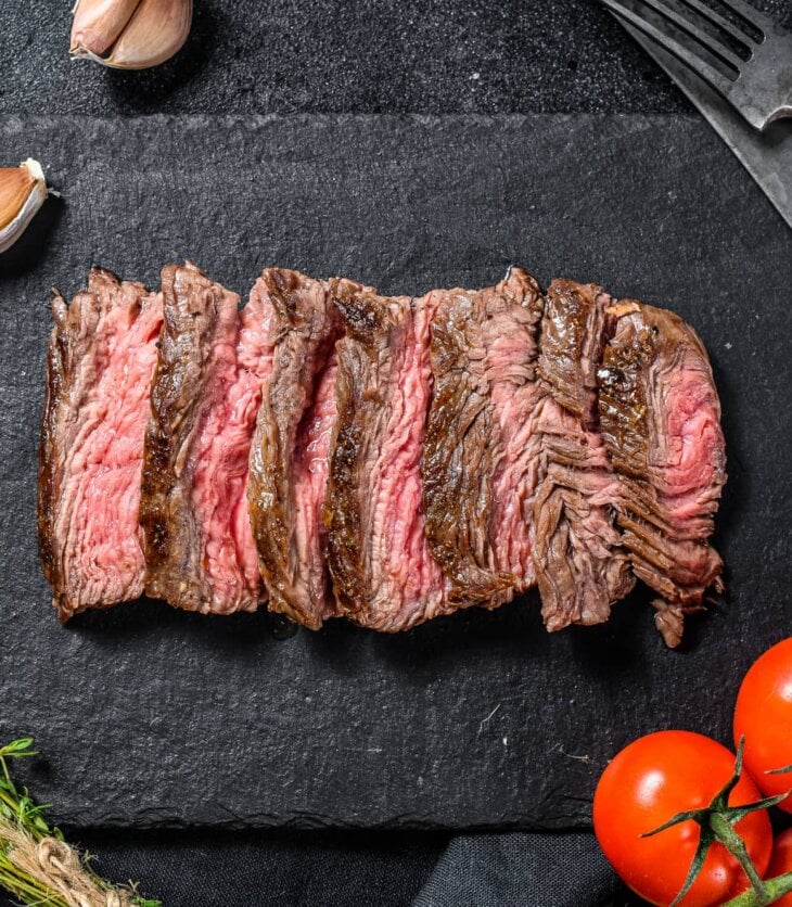 broiled skirt steak