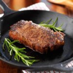 broiled new york strip steak