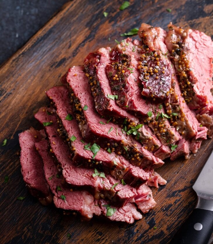 cooked corned beef brisket