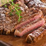 broiled ribeye steak