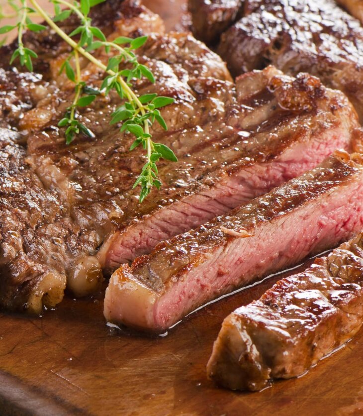 broiled ribeye steak