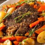 pot roast with beef chuck roast and vegetables