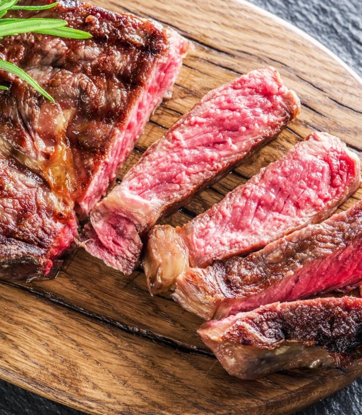 grilled ribeye steak