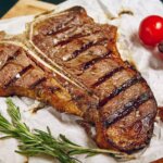 grilled t-bone steak