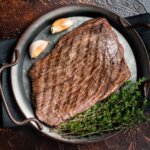 reverse seared flank steak