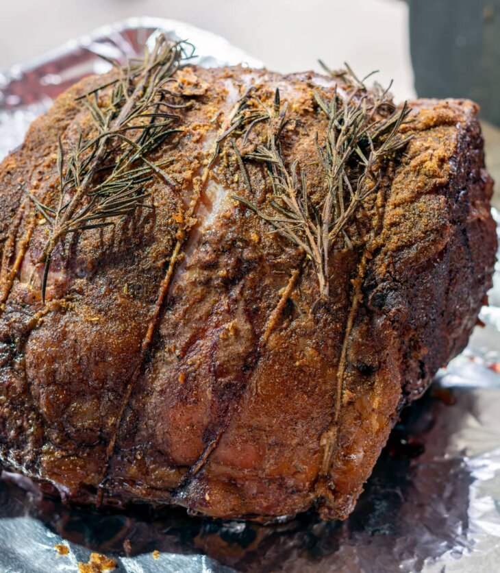 herb and smoked prime rib