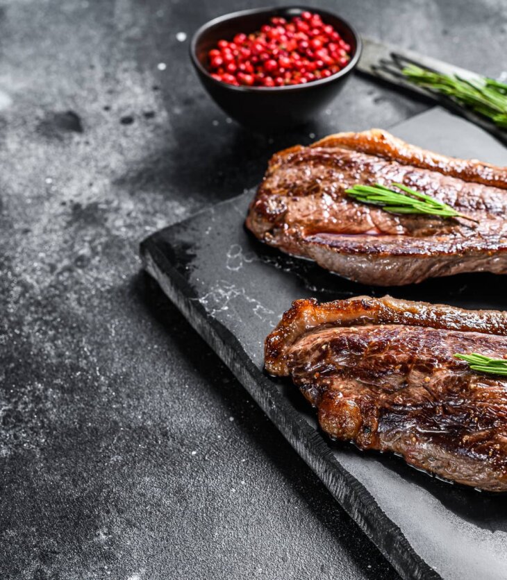 reverse seared picanha steak