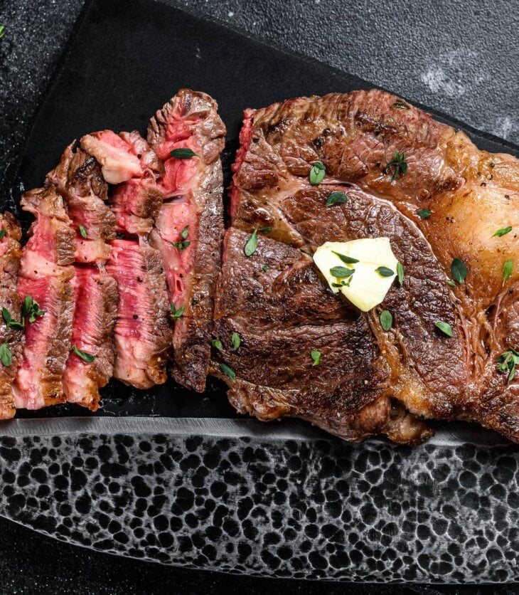 grilled chuck eye steak