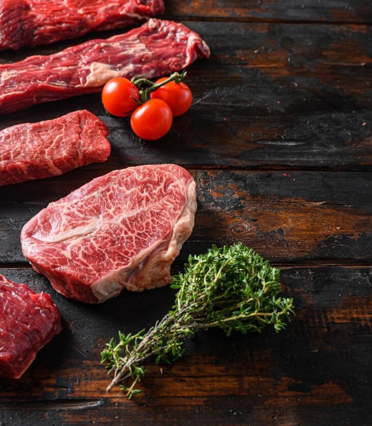 cooking bistro steaks