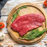 flat iron steak ready for crock pot