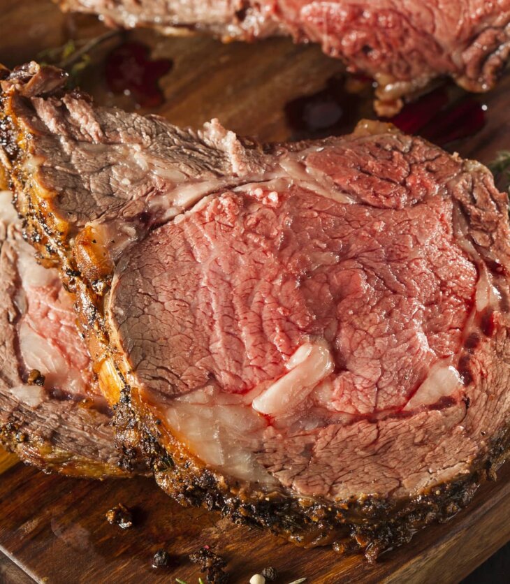 cooked prime rib