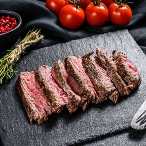 cooked flank steak